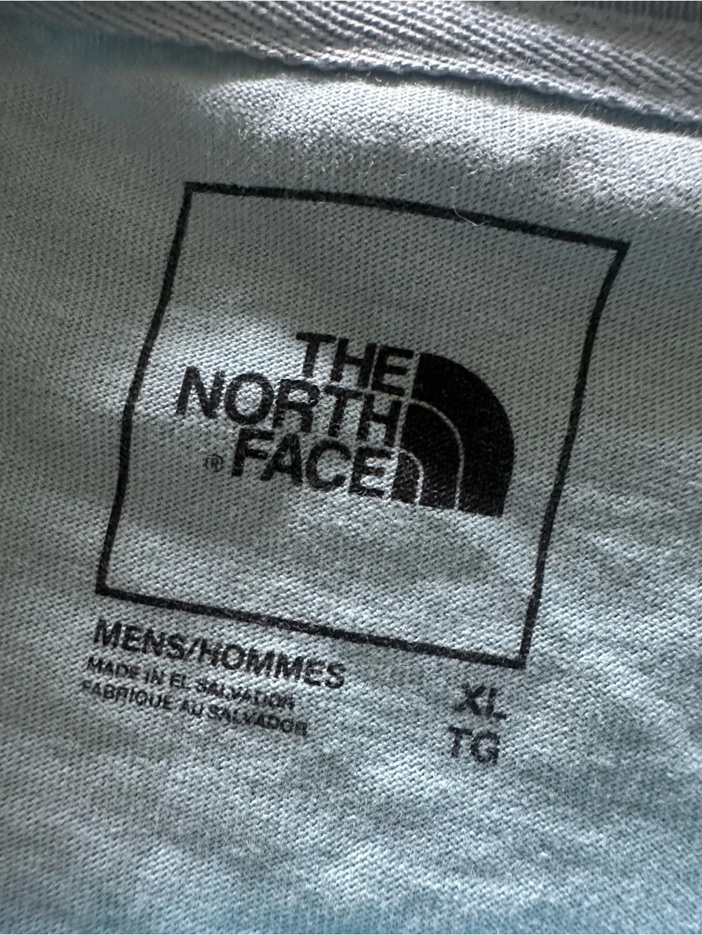 The North Face Men's Light Sage Green Mountain Graphic Short Sleeve Tee Great!